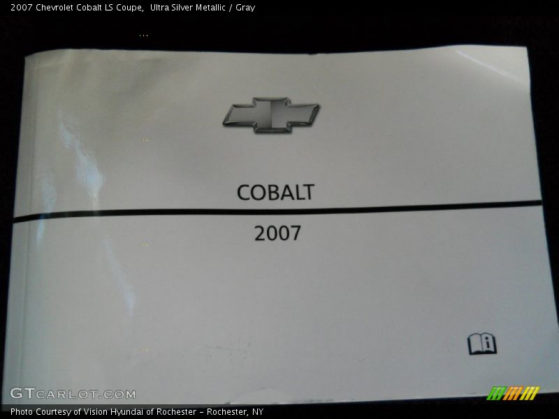 Ultra Silver Metallic / Gray 2007 Chevrolet Cobalt LS Coupe