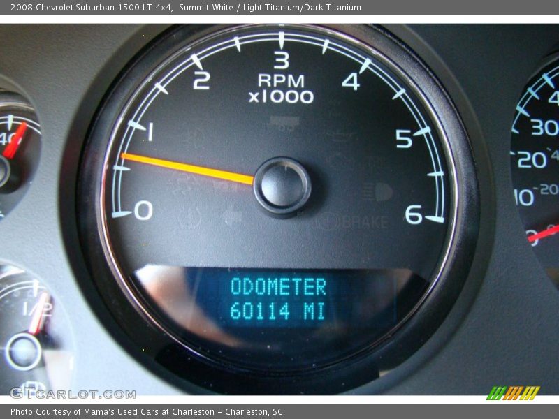 Summit White / Light Titanium/Dark Titanium 2008 Chevrolet Suburban 1500 LT 4x4