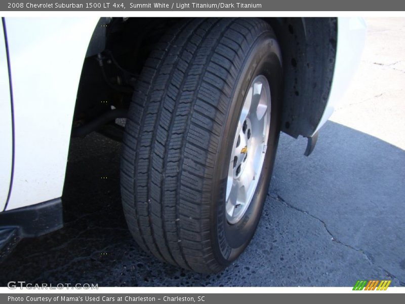 Summit White / Light Titanium/Dark Titanium 2008 Chevrolet Suburban 1500 LT 4x4