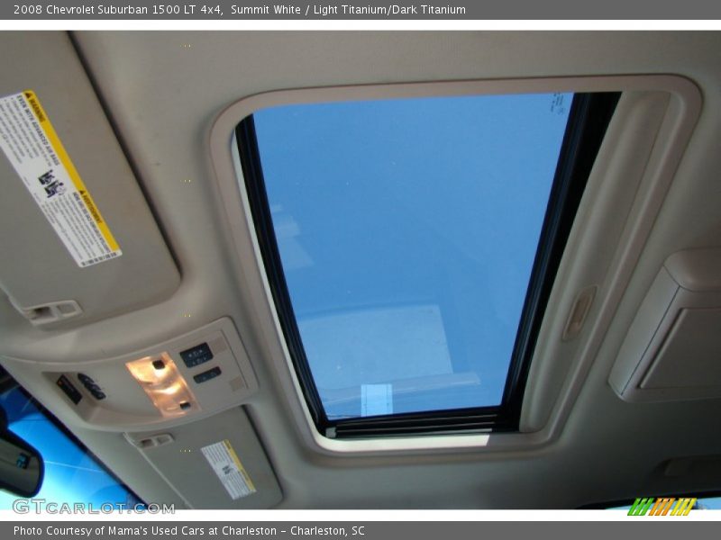 Summit White / Light Titanium/Dark Titanium 2008 Chevrolet Suburban 1500 LT 4x4