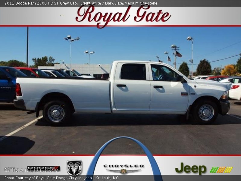Bright White / Dark Slate/Medium Graystone 2011 Dodge Ram 2500 HD ST Crew Cab
