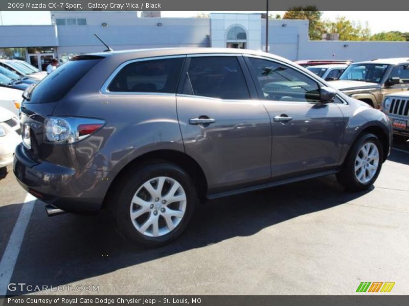 Galaxy Gray Mica / Black 2009 Mazda CX-7 Sport