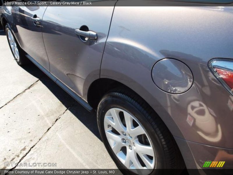 Galaxy Gray Mica / Black 2009 Mazda CX-7 Sport