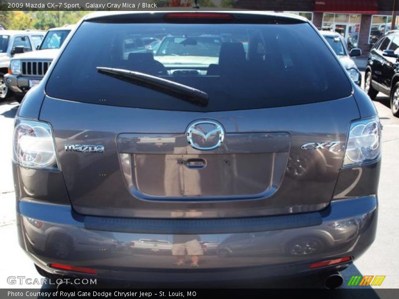 Galaxy Gray Mica / Black 2009 Mazda CX-7 Sport