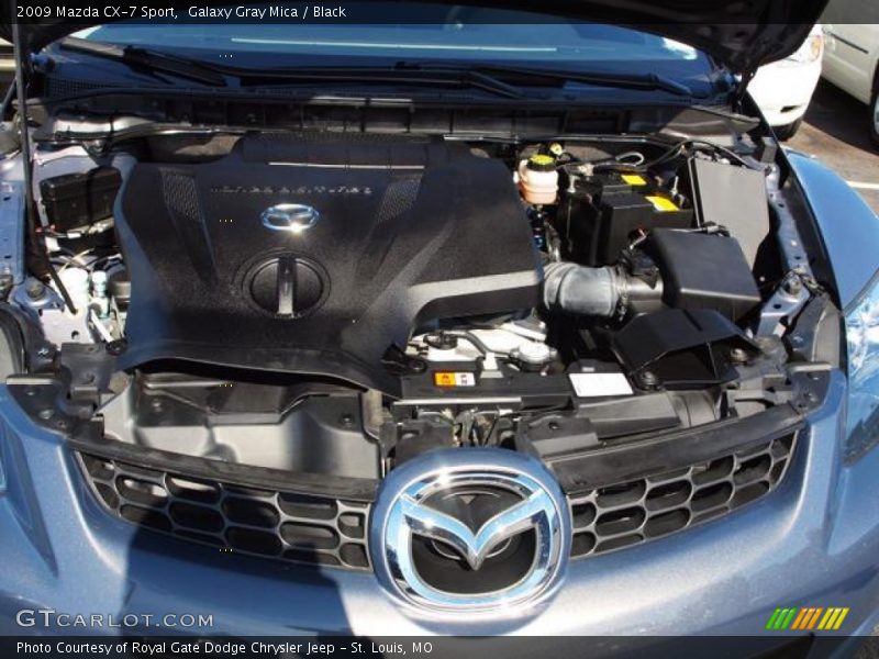 Galaxy Gray Mica / Black 2009 Mazda CX-7 Sport