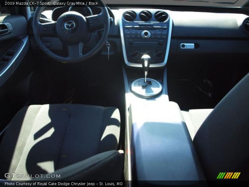 Galaxy Gray Mica / Black 2009 Mazda CX-7 Sport