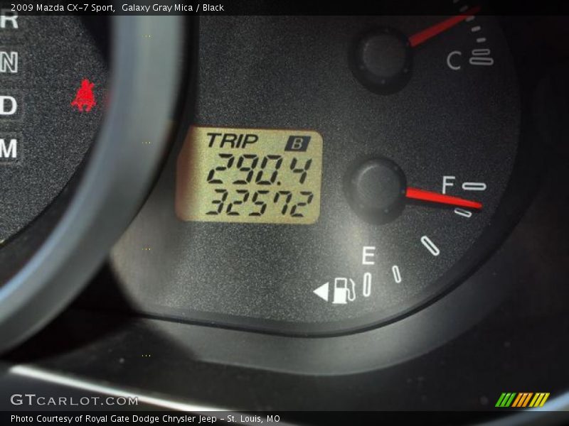 Galaxy Gray Mica / Black 2009 Mazda CX-7 Sport