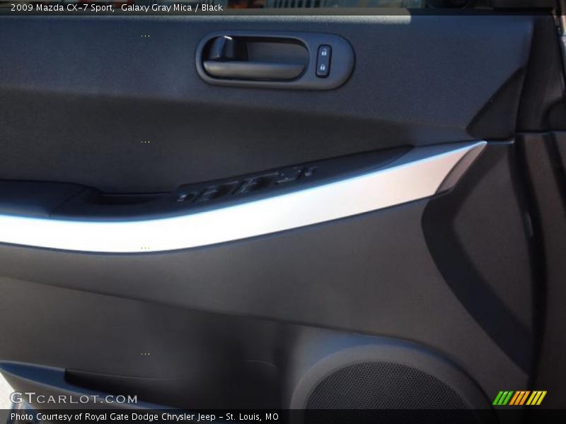 Galaxy Gray Mica / Black 2009 Mazda CX-7 Sport