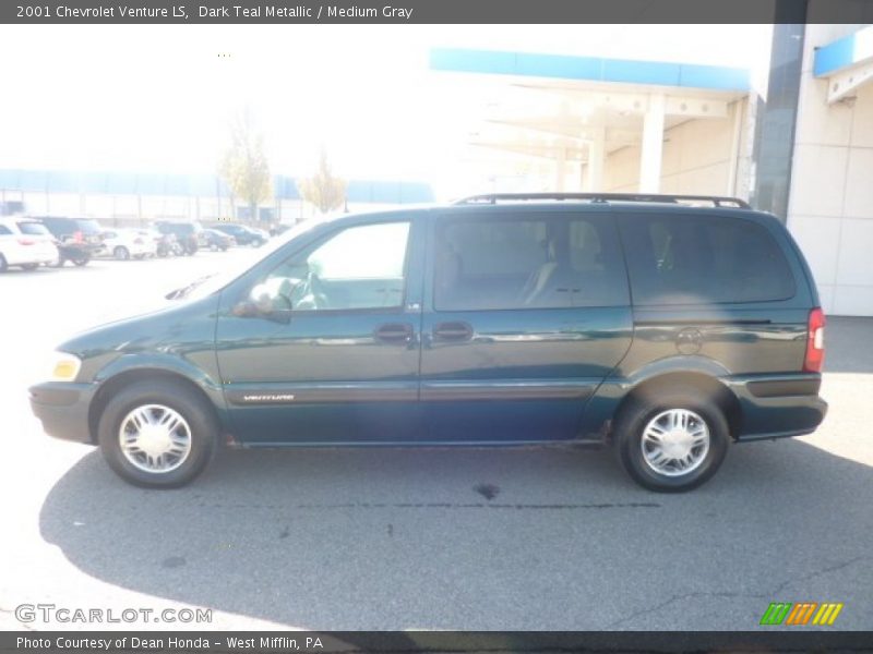 Dark Teal Metallic / Medium Gray 2001 Chevrolet Venture LS