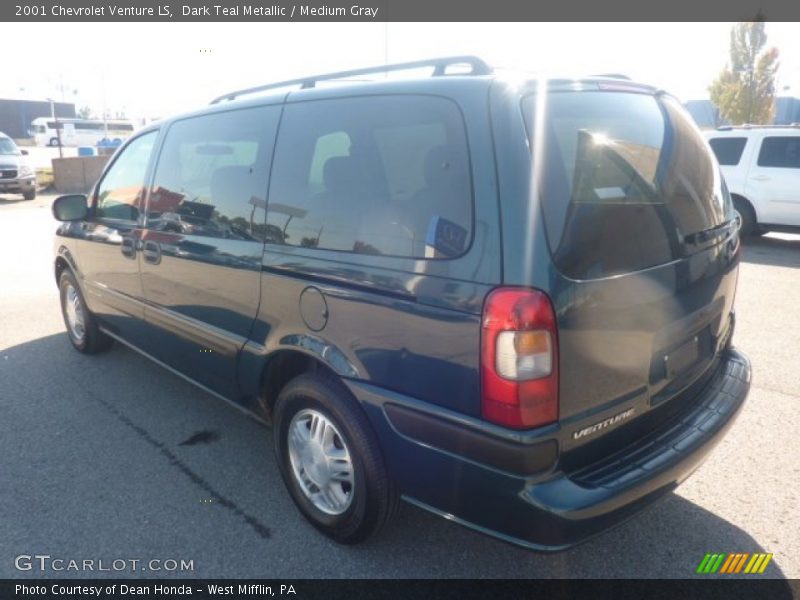 Dark Teal Metallic / Medium Gray 2001 Chevrolet Venture LS