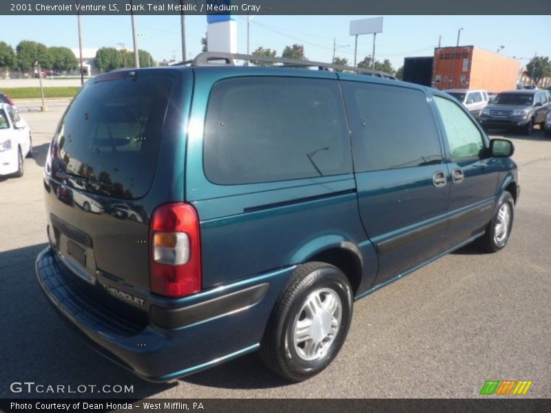 Dark Teal Metallic / Medium Gray 2001 Chevrolet Venture LS
