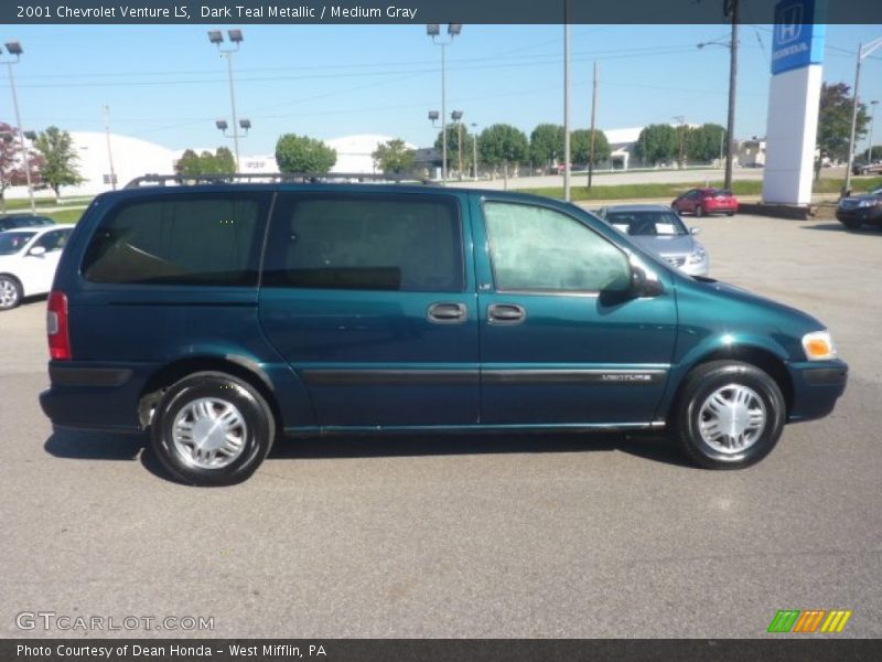 Dark Teal Metallic / Medium Gray 2001 Chevrolet Venture LS