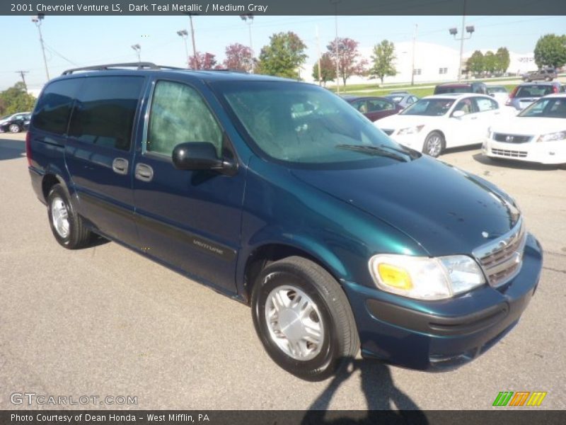 Dark Teal Metallic / Medium Gray 2001 Chevrolet Venture LS