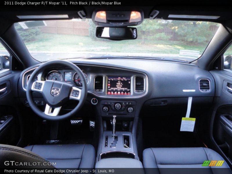  2011 Charger R/T Mopar '11 Black/Mopar Blue Interior