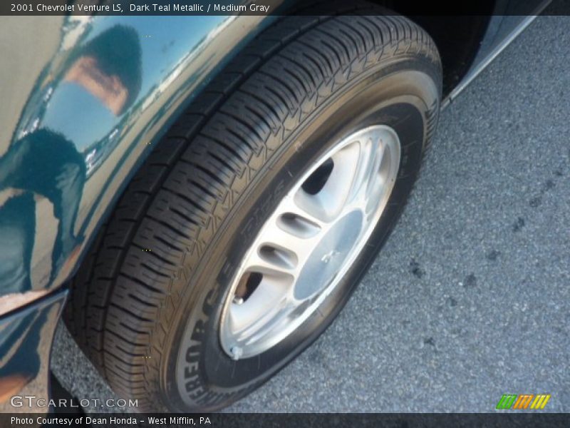 Dark Teal Metallic / Medium Gray 2001 Chevrolet Venture LS