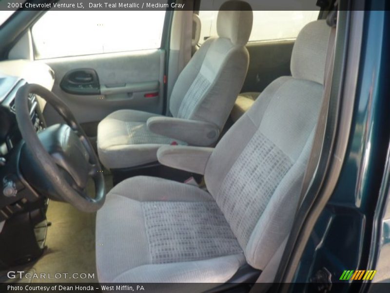 Dark Teal Metallic / Medium Gray 2001 Chevrolet Venture LS