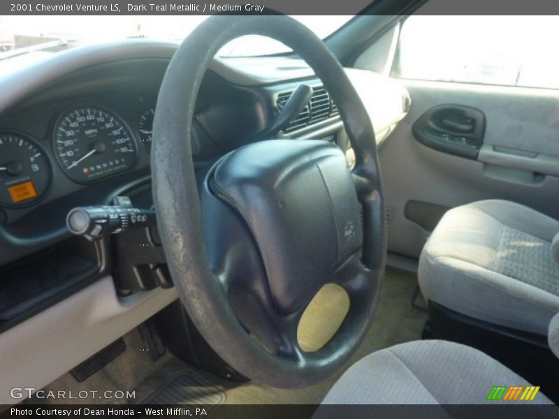 Dark Teal Metallic / Medium Gray 2001 Chevrolet Venture LS