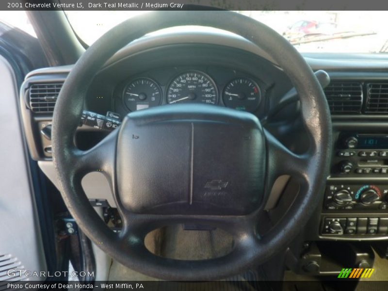 Dark Teal Metallic / Medium Gray 2001 Chevrolet Venture LS