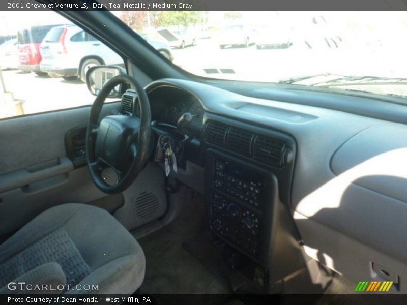 Dark Teal Metallic / Medium Gray 2001 Chevrolet Venture LS