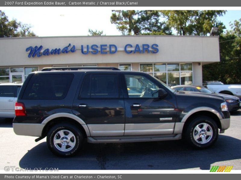 Carbon Metallic / Charcoal Black/Camel 2007 Ford Expedition Eddie Bauer