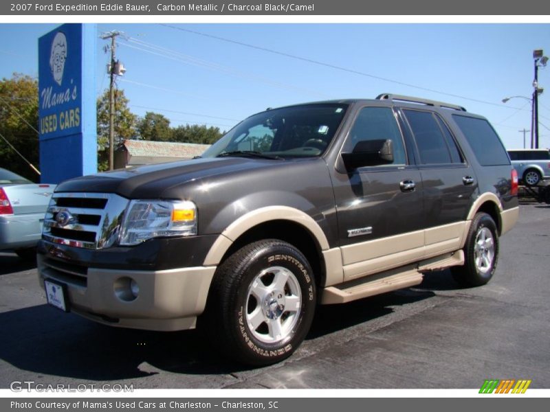 Carbon Metallic / Charcoal Black/Camel 2007 Ford Expedition Eddie Bauer