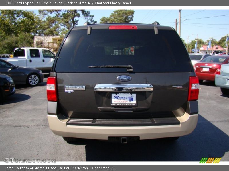 Carbon Metallic / Charcoal Black/Camel 2007 Ford Expedition Eddie Bauer