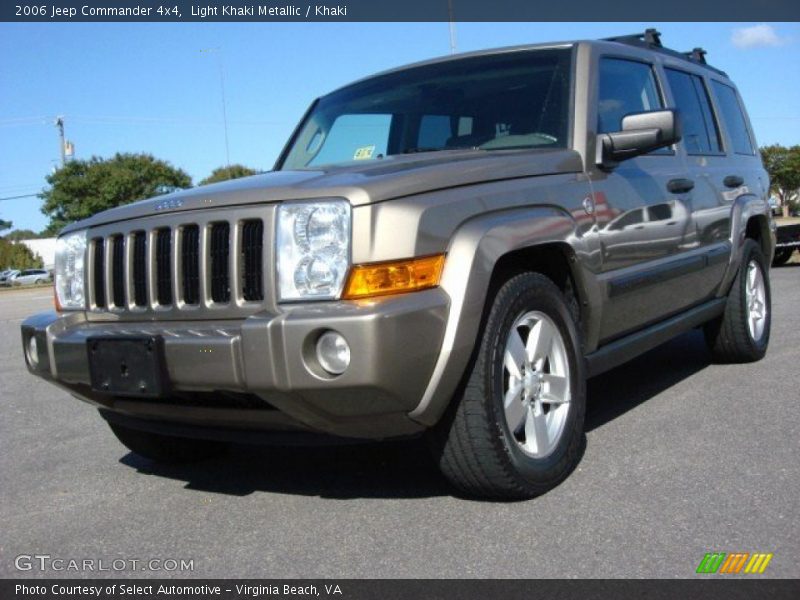 Light Khaki Metallic / Khaki 2006 Jeep Commander 4x4