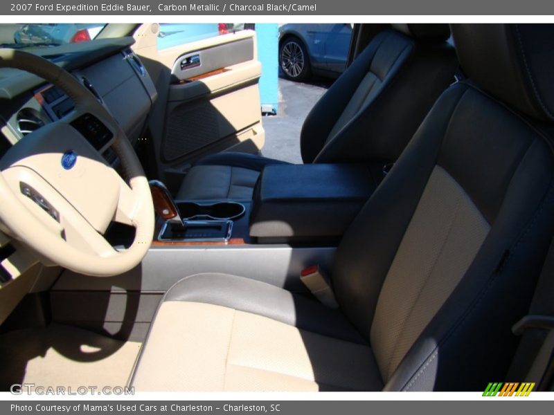 Carbon Metallic / Charcoal Black/Camel 2007 Ford Expedition Eddie Bauer