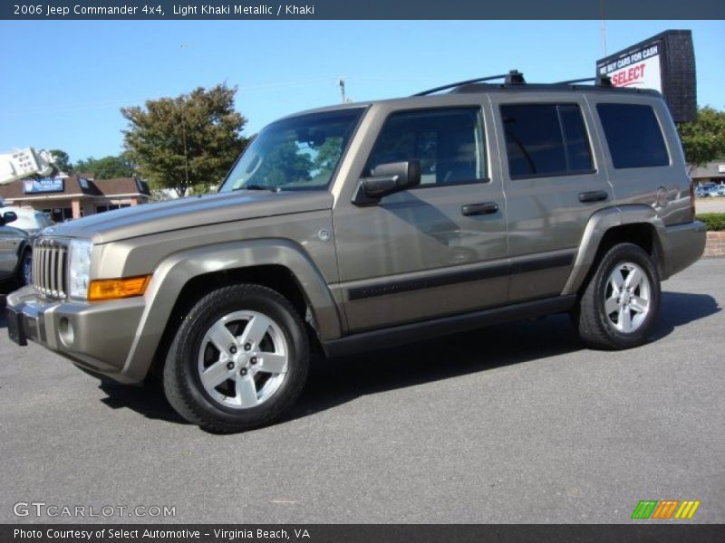 Light Khaki Metallic / Khaki 2006 Jeep Commander 4x4
