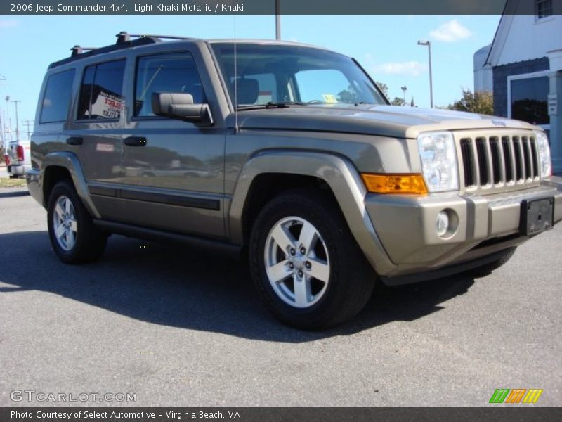 Light Khaki Metallic / Khaki 2006 Jeep Commander 4x4