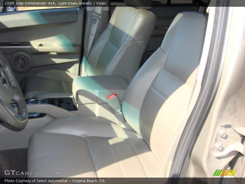 Light Khaki Metallic / Khaki 2006 Jeep Commander 4x4