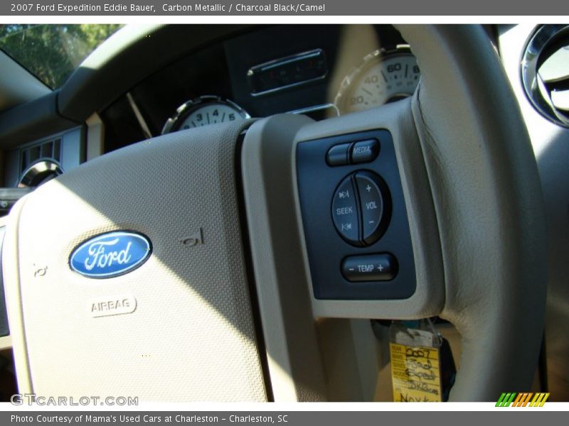Carbon Metallic / Charcoal Black/Camel 2007 Ford Expedition Eddie Bauer
