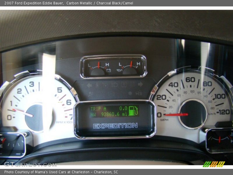 Carbon Metallic / Charcoal Black/Camel 2007 Ford Expedition Eddie Bauer