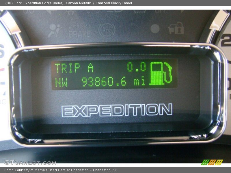 Carbon Metallic / Charcoal Black/Camel 2007 Ford Expedition Eddie Bauer