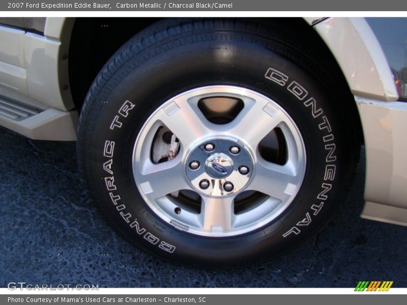 Carbon Metallic / Charcoal Black/Camel 2007 Ford Expedition Eddie Bauer