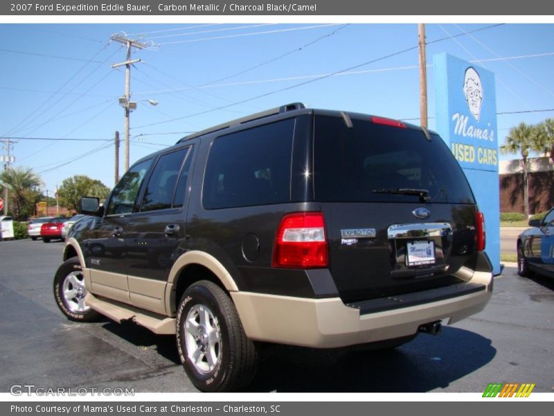 Carbon Metallic / Charcoal Black/Camel 2007 Ford Expedition Eddie Bauer