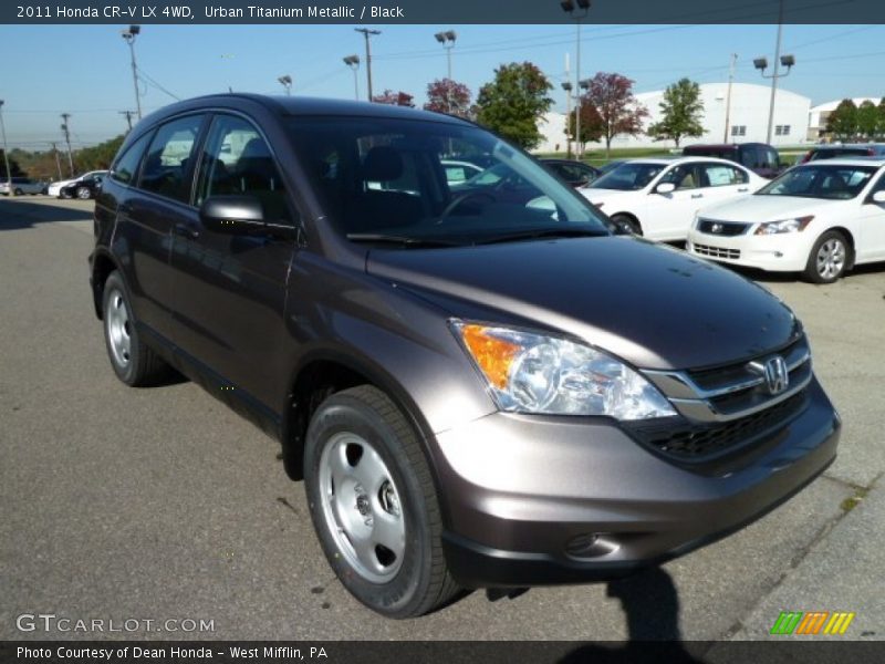 Urban Titanium Metallic / Black 2011 Honda CR-V LX 4WD