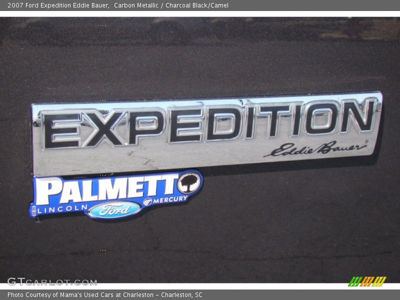 Carbon Metallic / Charcoal Black/Camel 2007 Ford Expedition Eddie Bauer