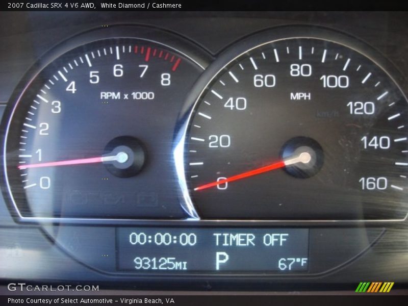 White Diamond / Cashmere 2007 Cadillac SRX 4 V6 AWD