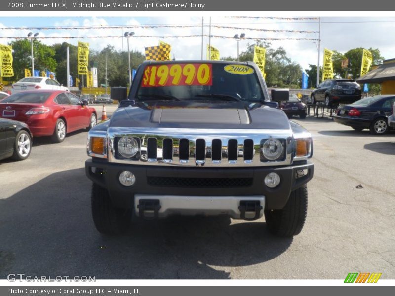 Midnight Blue Metallic / Light Cashmere/Ebony 2008 Hummer H3 X