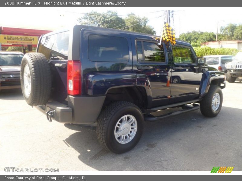 Midnight Blue Metallic / Light Cashmere/Ebony 2008 Hummer H3 X
