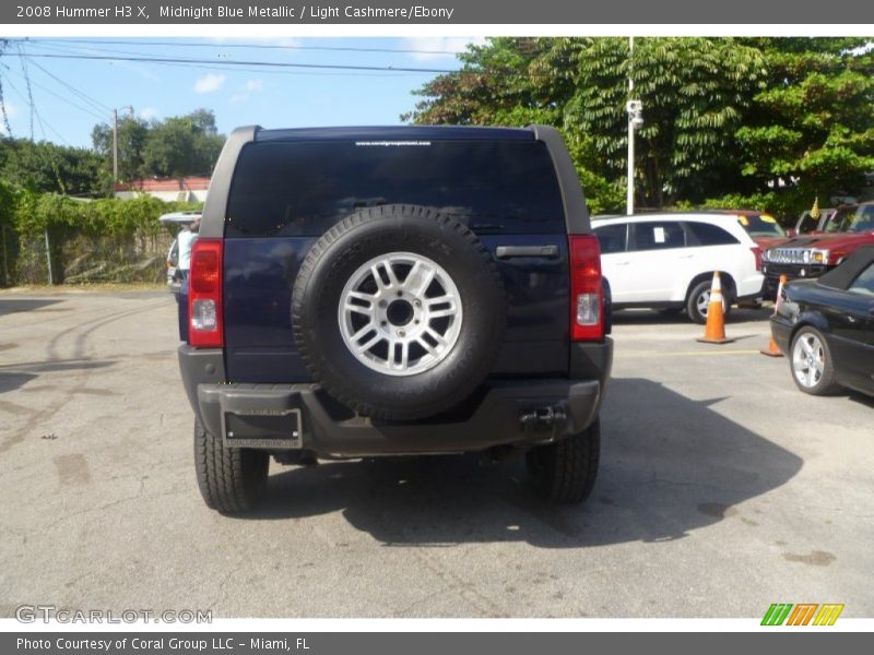 Midnight Blue Metallic / Light Cashmere/Ebony 2008 Hummer H3 X