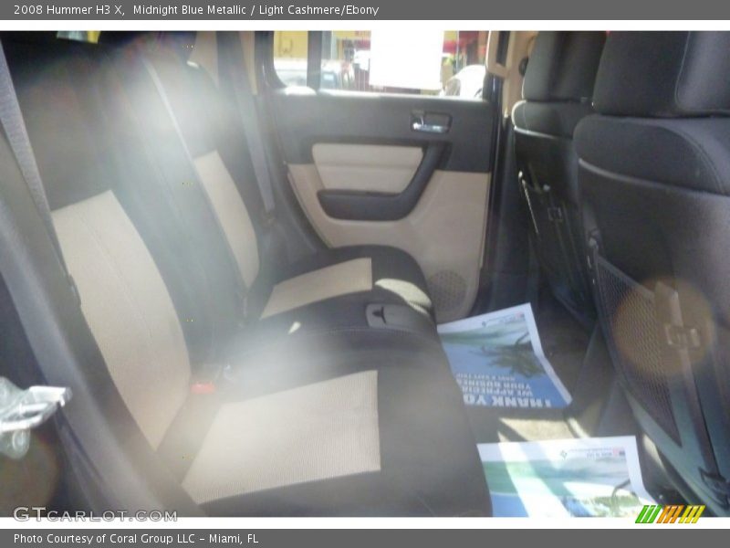 Midnight Blue Metallic / Light Cashmere/Ebony 2008 Hummer H3 X