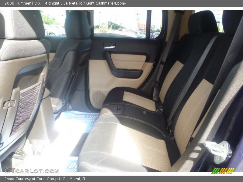 Midnight Blue Metallic / Light Cashmere/Ebony 2008 Hummer H3 X