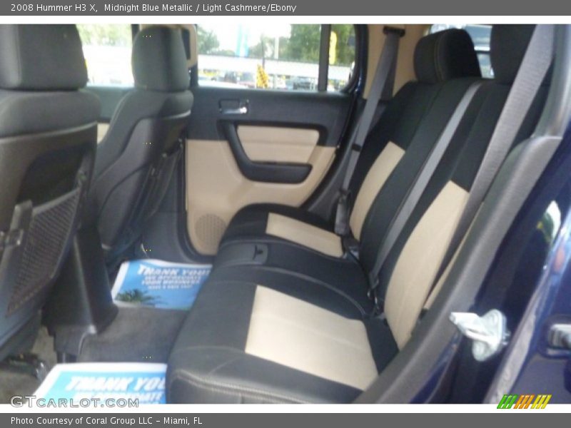 Midnight Blue Metallic / Light Cashmere/Ebony 2008 Hummer H3 X