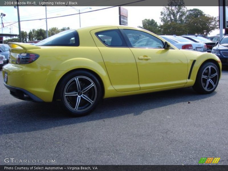 Lightning Yellow / Black 2004 Mazda RX-8