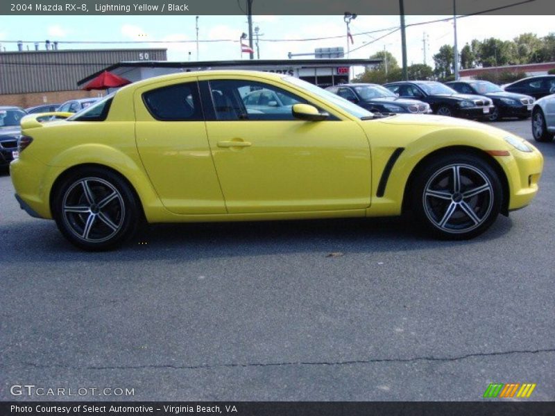 Lightning Yellow / Black 2004 Mazda RX-8