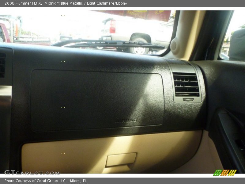 Midnight Blue Metallic / Light Cashmere/Ebony 2008 Hummer H3 X