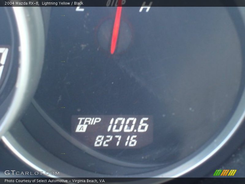Lightning Yellow / Black 2004 Mazda RX-8