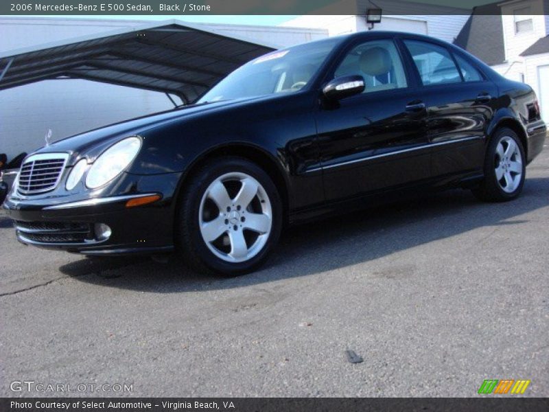 Black / Stone 2006 Mercedes-Benz E 500 Sedan